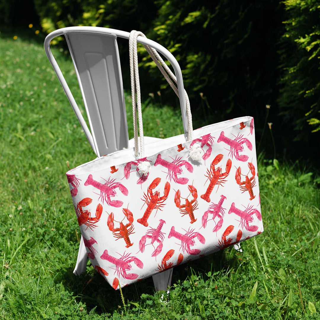 Lobster Print Tote Bag - bzbuzzbee