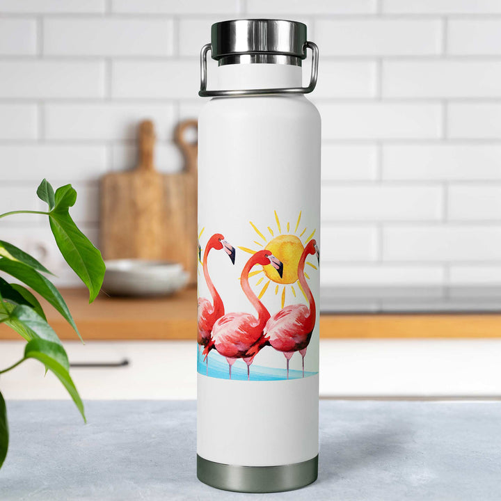 Flamingo Flock Insulated Water Bottle - bzbuzzbee
