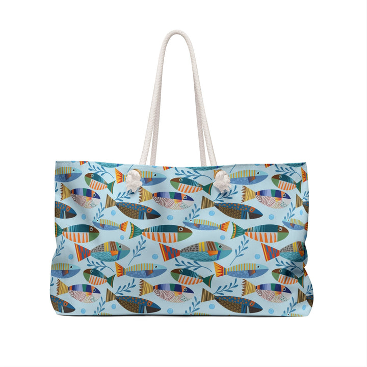 Fish Pattern XL Tote Bag - bzbuzzbee
