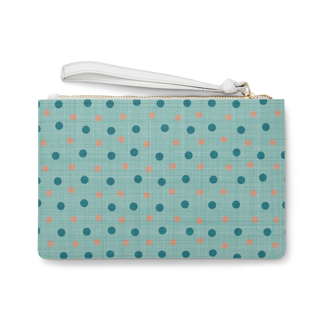 Flamingo Polka Dot Clutch - bzbuzzbee