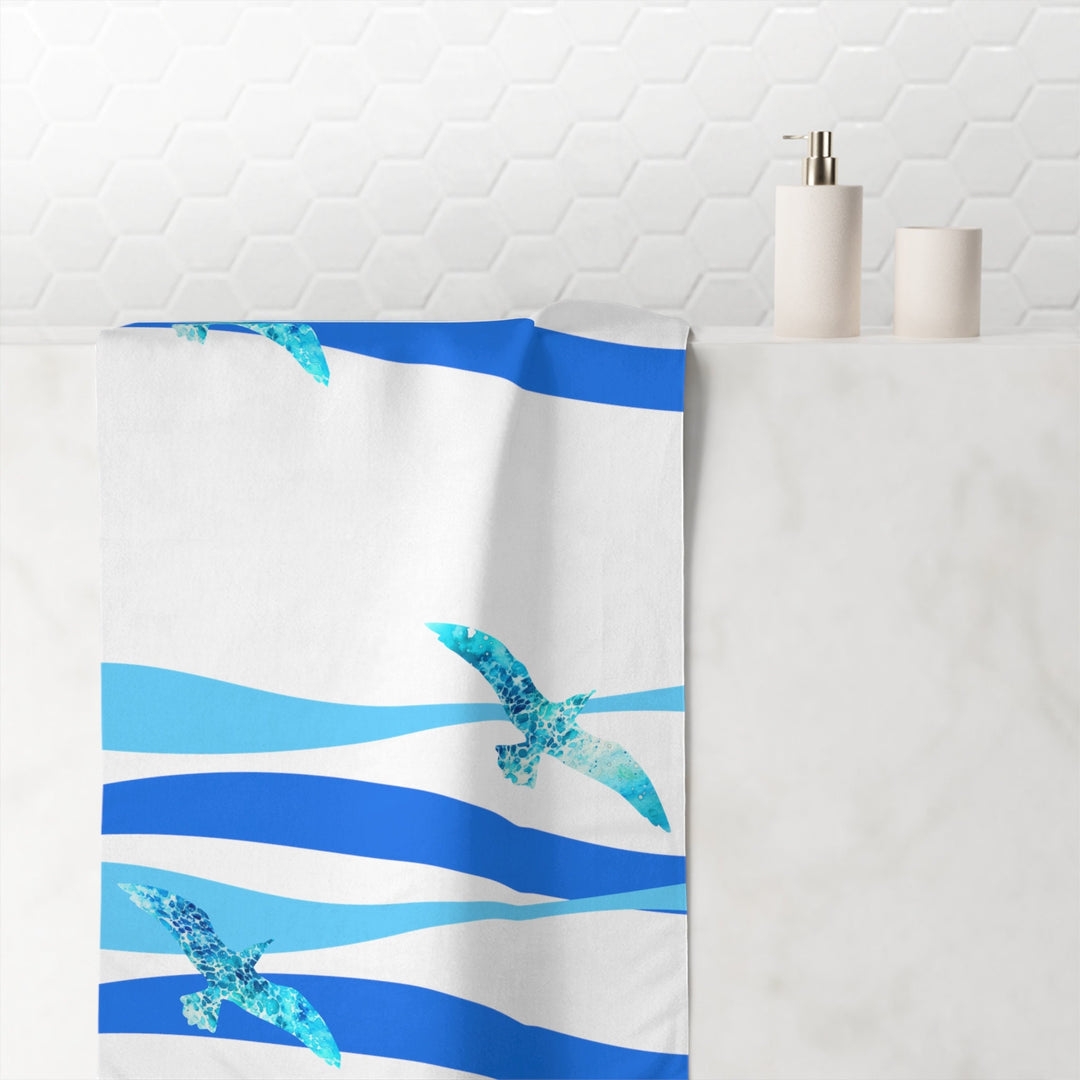 Seagull Beach Towel - bzbuzzbee