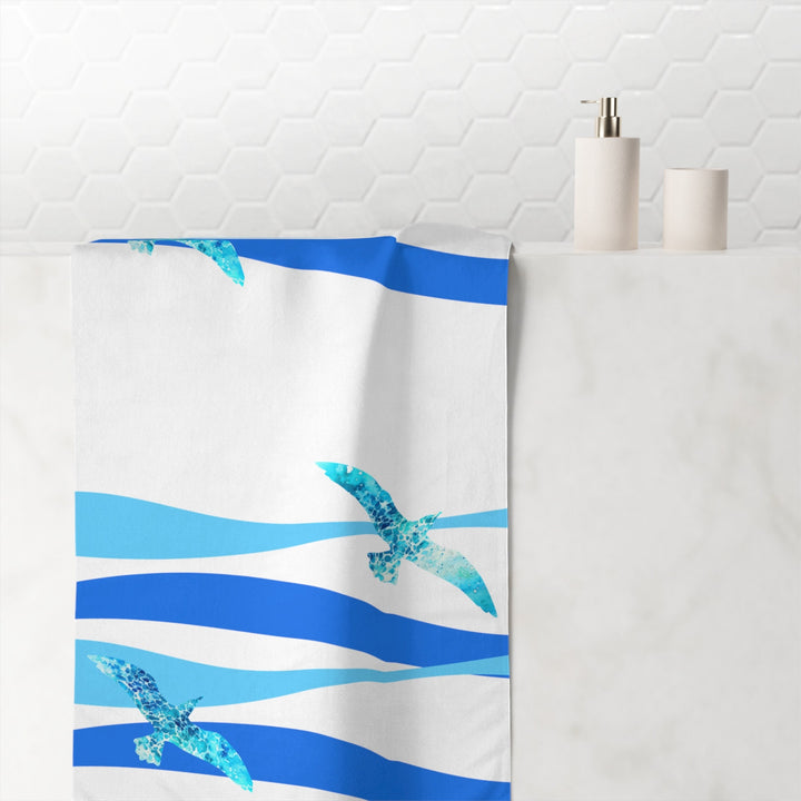 Seagull Beach Towel - bzbuzzbee
